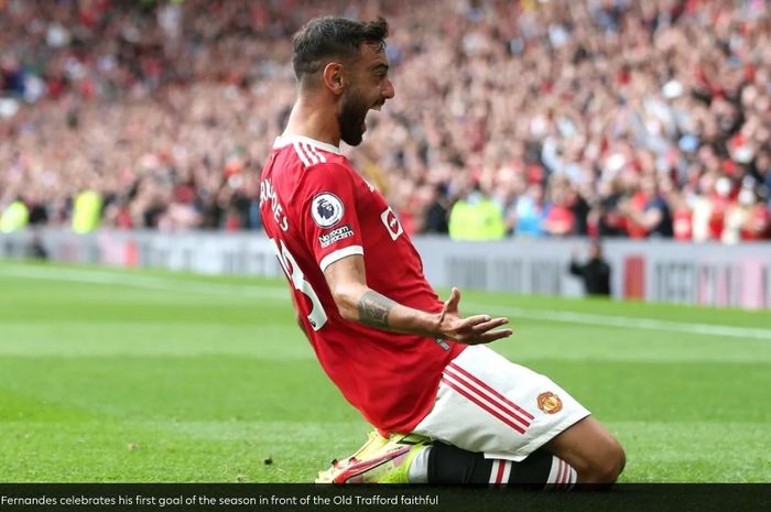 Tampil Gemilang Saat MU Pesta Gol atas Leeds United, Ini Kata Bruno Fernandes